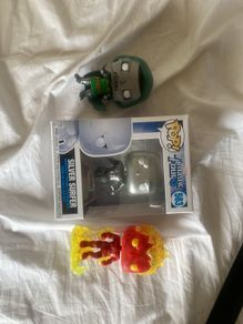 Marvel's Fantastic Four Funko Pops - Silver Surfer, The Human Torch and Dr. Doom Avengers Doomsday