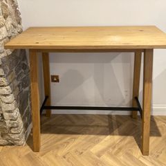 Wooden Breakfast Bar/ High Table