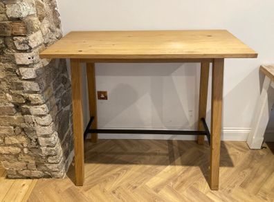 Wooden Breakfast Bar/ High Table