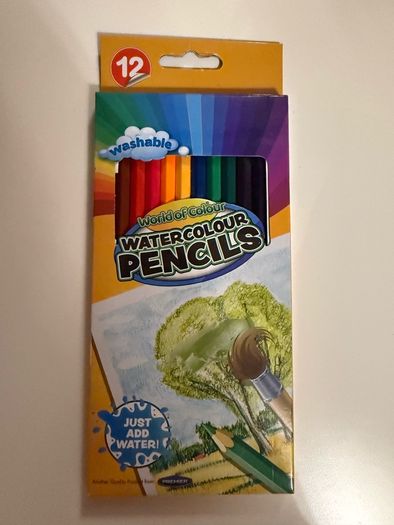 colouring book & pencils