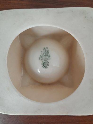 Belleek Ashtray Green Mark