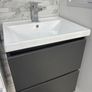 Special offer Deal Brand New 500 Anthracite Wall Hung Unit & Basin Image 3