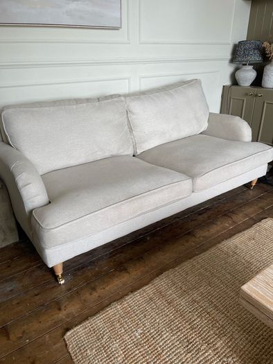 3 seater couch & 2 seater couch beige set