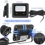 15W RGB LED Floodlight,IP66 Waterproof Outdoor Color Changing LED Security Light with Remote Control 16 Colors 4 Models Wall Washer Light with 3m Power Cord for Garden,Garage[Energy Class A++] Image 2