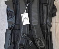 James Hawk Rolltop Backpack 16" Black