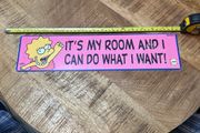 Simpsons metal sign