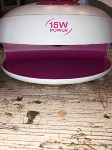 Dezac UVLP5 White/Purple 15W Professional UV Lamp for Nails: good condition