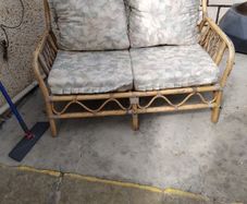 conservatory wicker 2 seater