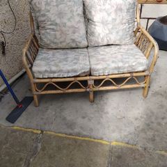 conservatory wicker 2 seater