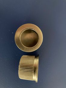 Circular flush handle x 2