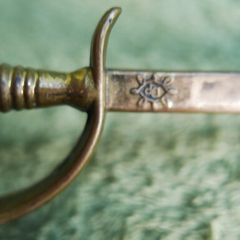 Vintage/Antique Brass Sword Paper Knife, Letter Opener