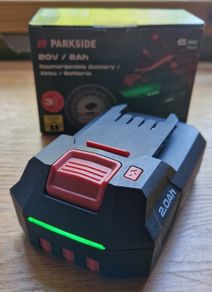 Parkside 20V battery and charger