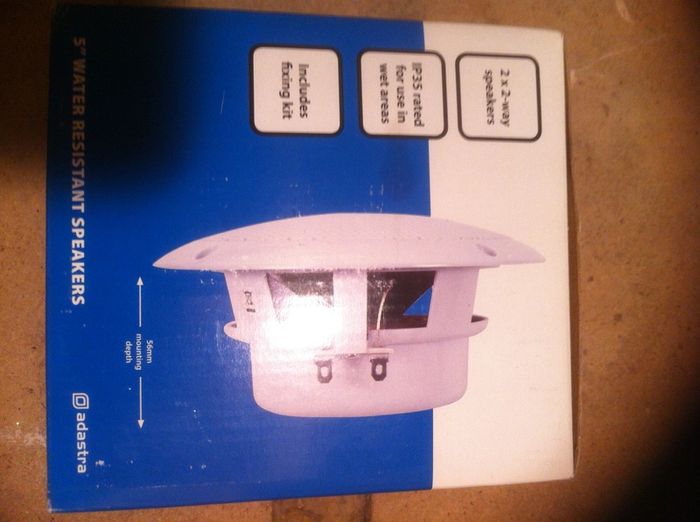 Speakers for Bathroom or Boat.ect