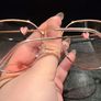 Ombre clear to pink Sunglasses / glasses Image 3