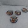 Japanese Satsuma style porcelain tea set decorated with heavy Moriage Image 6