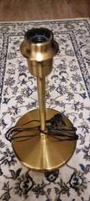 IKEA Table lamp base, gold-plated
