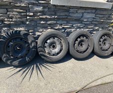 Steel wheels with tyres for sale