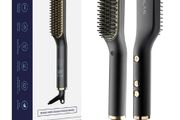 Hair Comb Brush Beard Straightener Multifunctional Hair Straightening Comb Hair Curler Quick Beard Hair Styler EU Plug