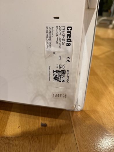 electric heater 2000w Creda