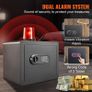 Safe, 33.9 L Home Safe, Steel Security Safe with Digital Keypad and 2 Keys, Cabinet Safe with Fire-proof Bag, Protect Cash, Gold, Jewelry, Documents for Home, Hotel, 40.1 x 30.0 x 35.1 cm Image 4