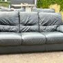 Leather Couch and 2 Arm Chairs Image 6
