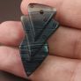 Vintage Natural Pattern Eyes Agate Arrow Shape Pendant Amulet Image 6