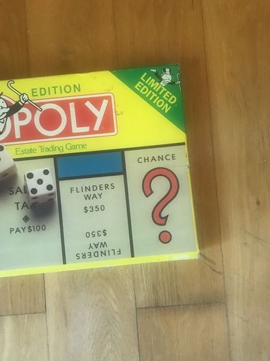 monopoly vintage 1990 limited edition