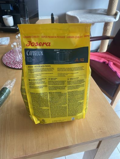 Catelux Josera dry cat food 2kg quality German brand