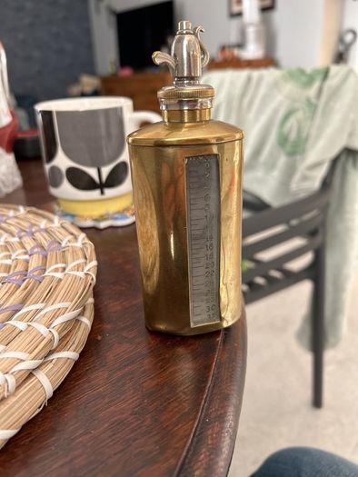 old brass bottle