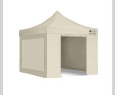 3x3m ALU50HEX Pop Up Gazebo (4 sides)