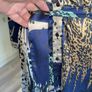 Ladies Navy multi coloured Shirt Dress from Pieces Image 6