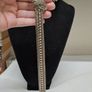 Silver Tone Multi-Chain Tassel Statement Necklace Image 4