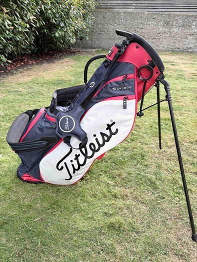 Titleist Players 4 Stadry Stand Bag Navy/White/Red