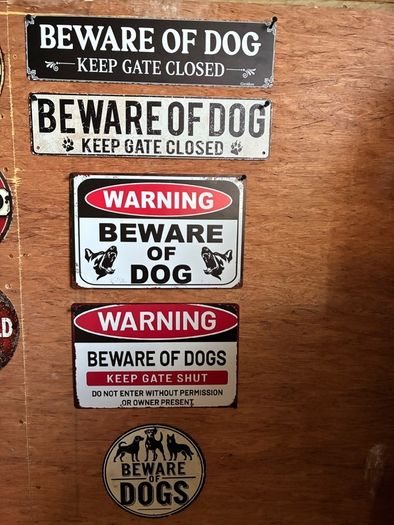 vintage metal signs