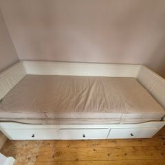 IKEA Hemnes guest/day bed incl. One Vannareid mattress