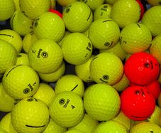 Seed 01/02/x1 Premium Coloured Golf Ball Mix Grade A/B