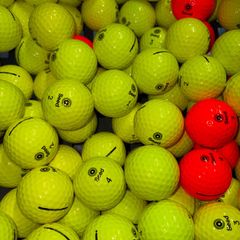 Seed 01/02/x1 Premium Coloured Golf Ball Mix Grade A/B
