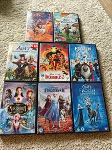 Huge Disney & Pixar DVD Movie Bundle - 8 Films!