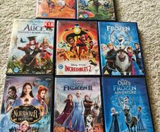Huge Disney & Pixar DVD Movie Bundle - 8 Films!