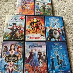 Huge Disney & Pixar DVD Movie Bundle - 8 Films!