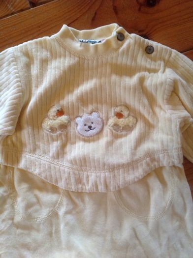 Rubble Pebble Lemon Romper, 6 months