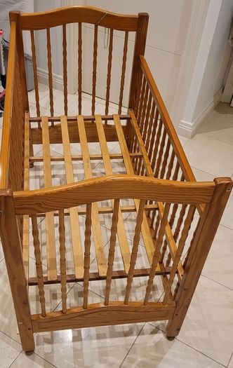 Baby cot and mattress