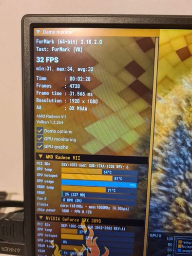 AMD Radeon Instinct MI50 VII GPU AI Graphic Card 16 GB