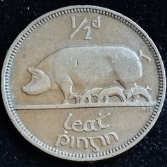 Ireland - 1933 - Half Penny - Sow - KM.2 - [2732]