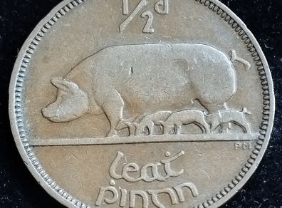 Ireland - 1933 - Half Penny - Sow - KM.2 - [2732]