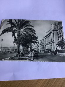 1952  Postcard - the Promenade at Nice