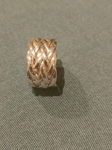 Unisex 925 Sterling silver knot ring