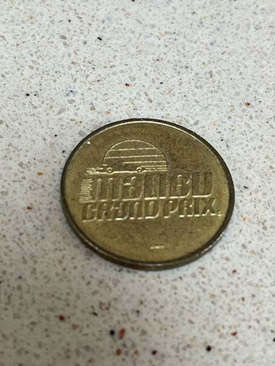 Malibu Grand Prix Arcade Game Token