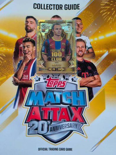 Andres Iniesta All-time 100 Club Topps Match Attax 20th Anniversary 2026/27
