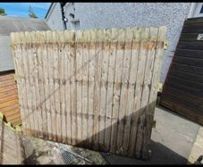 10 free fence panels and some posts